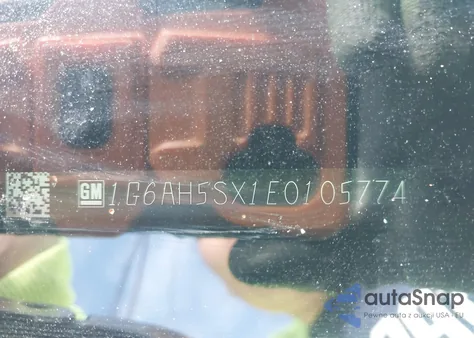 2014 Cadillac Ats Luxury z USA, uszkodzony, nr VIN 1G6AH5SX1E0105774